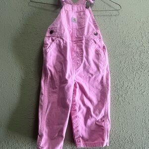 Carhartt Kids Pink Overalls